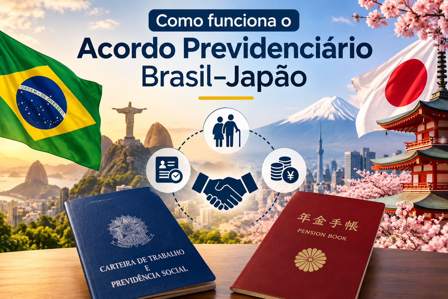 Acordo previdenciário Brasil–Japão: aposentadoria somando o tempo nos dois países