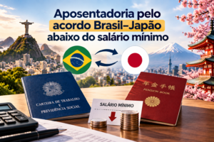 Aposentadoria pelo acordo Brasil–Japão abaixo do salário mínimo