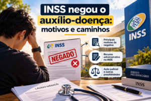 Auxílio-doença negado pelo INSS: motivos e caminhos